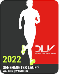 Logo vom DLV Genehmigter Volkslauf 2022