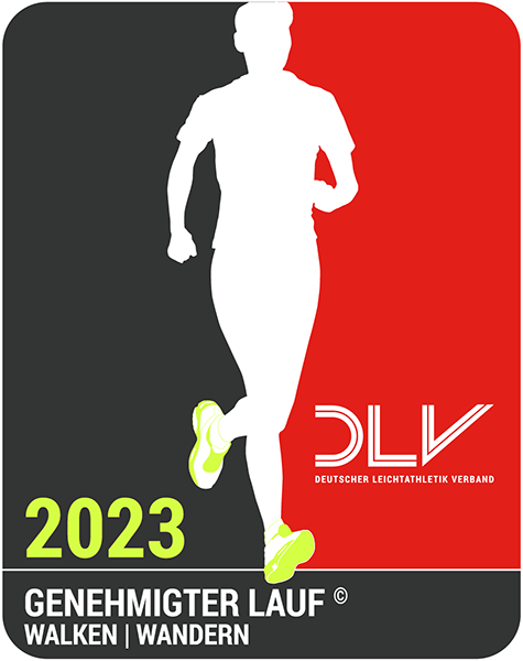 Logo vom DLV Genehmigter Volkslauf 2023